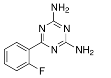 6-(2-Fluorophenyl)-[1,3,5]triazine-2,4-diamine